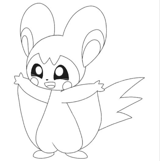 Step-by-step tutorial: how to draw an Emolga! | 🎨Pokemon Art/Drawing ...