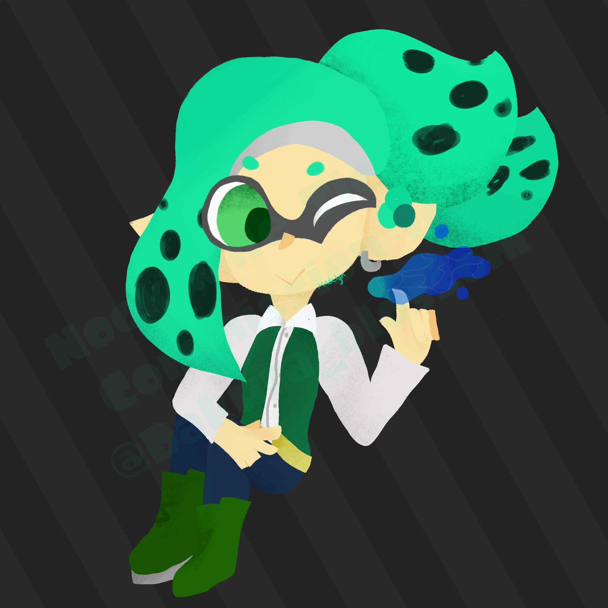 Commission for a friend on Instagram | Splatoon Amino