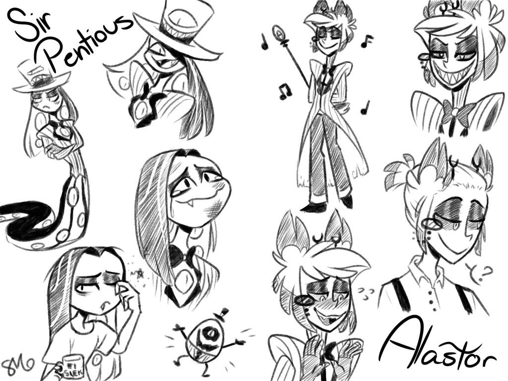 Sir Pen & Al doodles | Hazbin Hotel (official) Amino