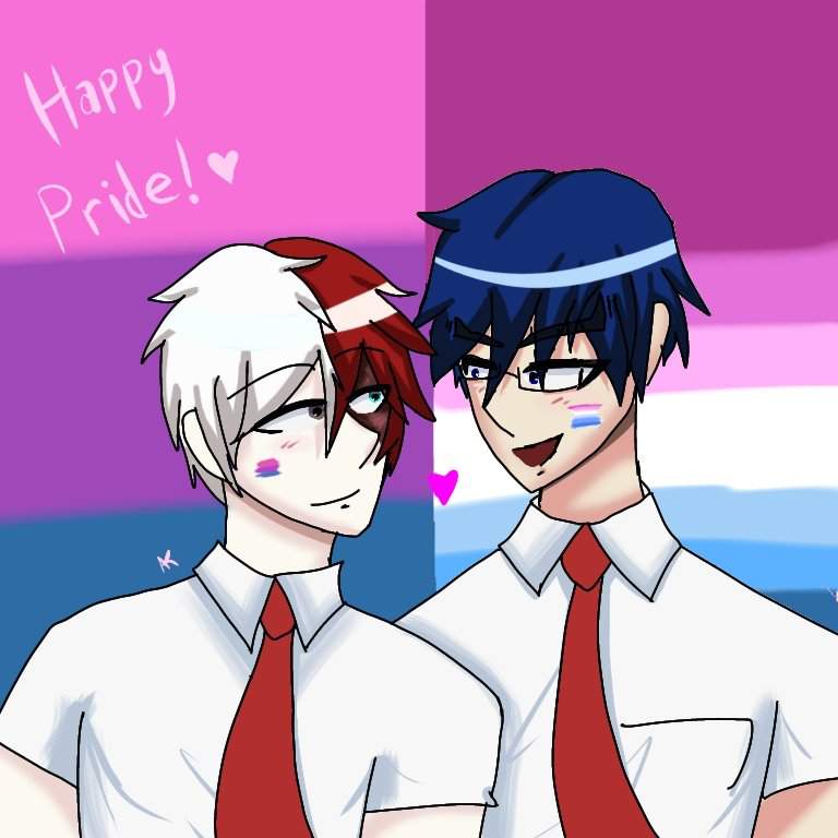 Pride TodoIida Art | My Hero Academia Amino