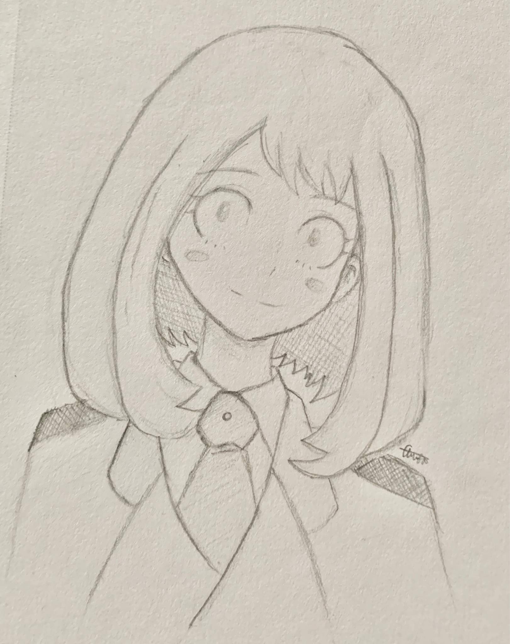 Uraraka Sketch | My Hero Academia Amino