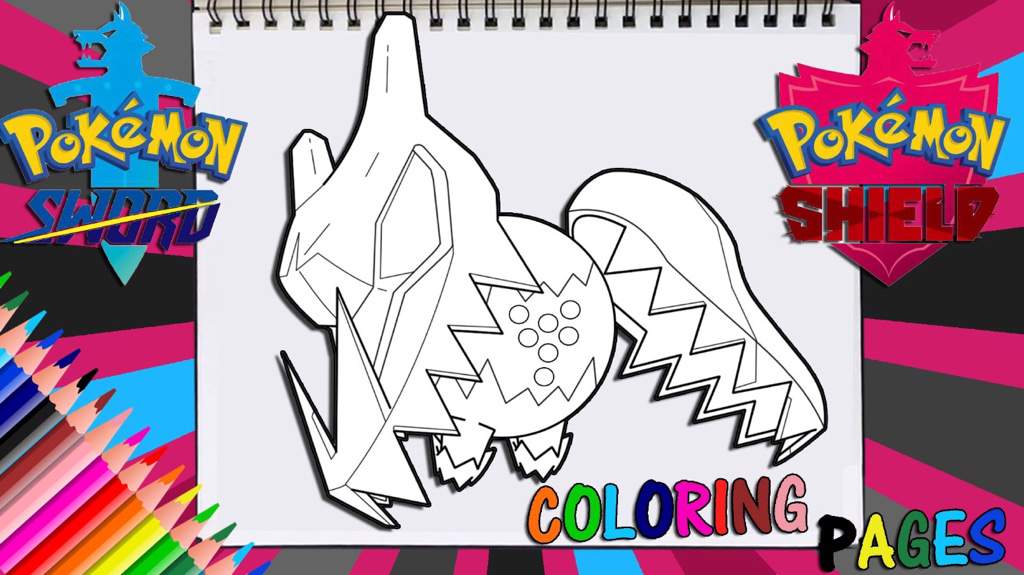 Pokemon Sword And Shield Regidrago Coloring Page | Pokémon Sword and