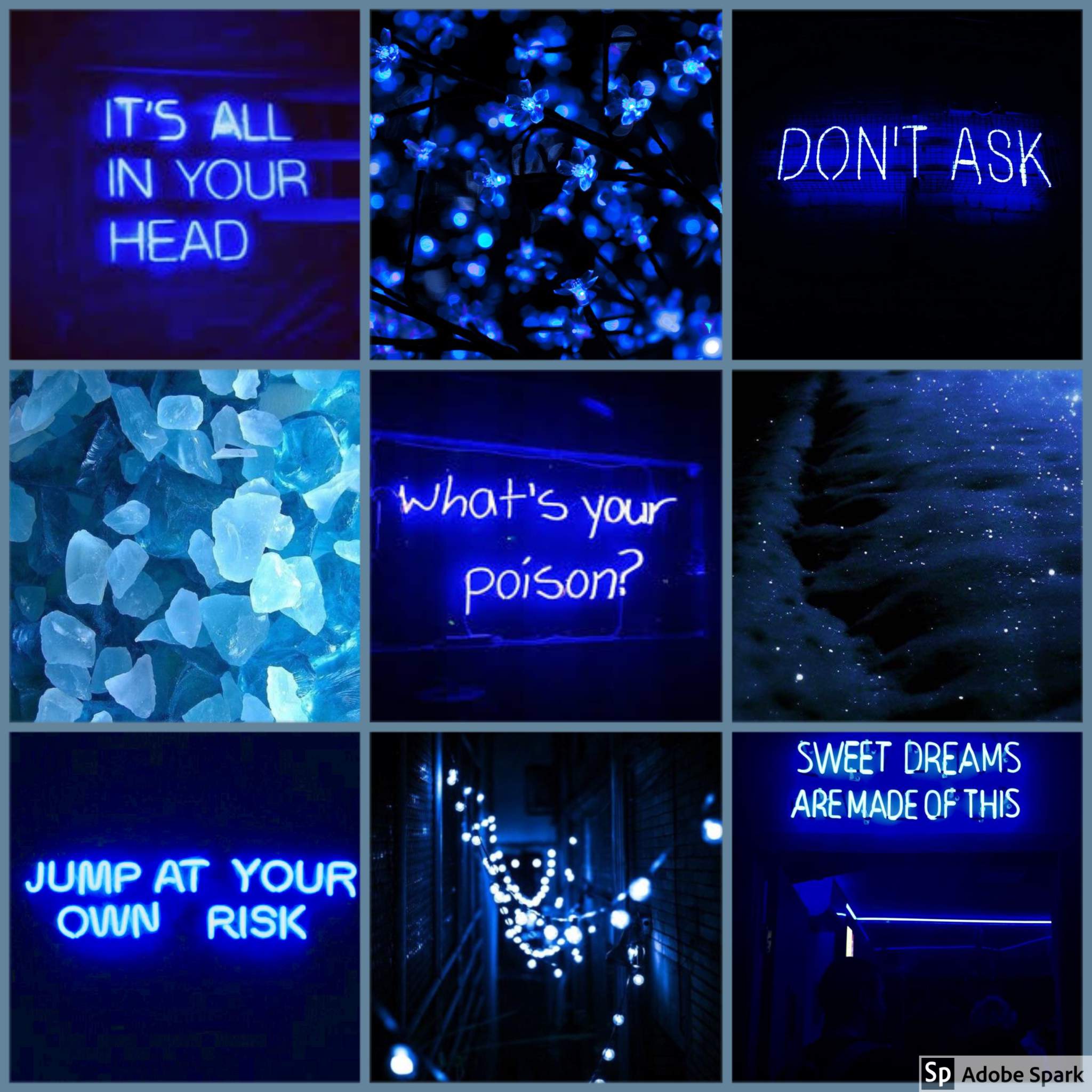 Blue Aesthetic Mood Board | aesthetics Amino