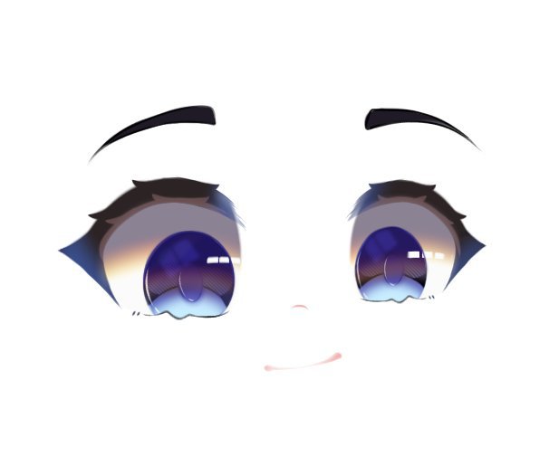 Gacha Face Template