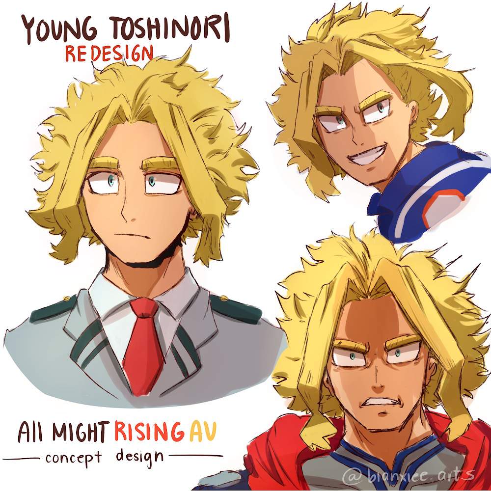 Young toshinori (redesigned) | My Hero Academia Amino