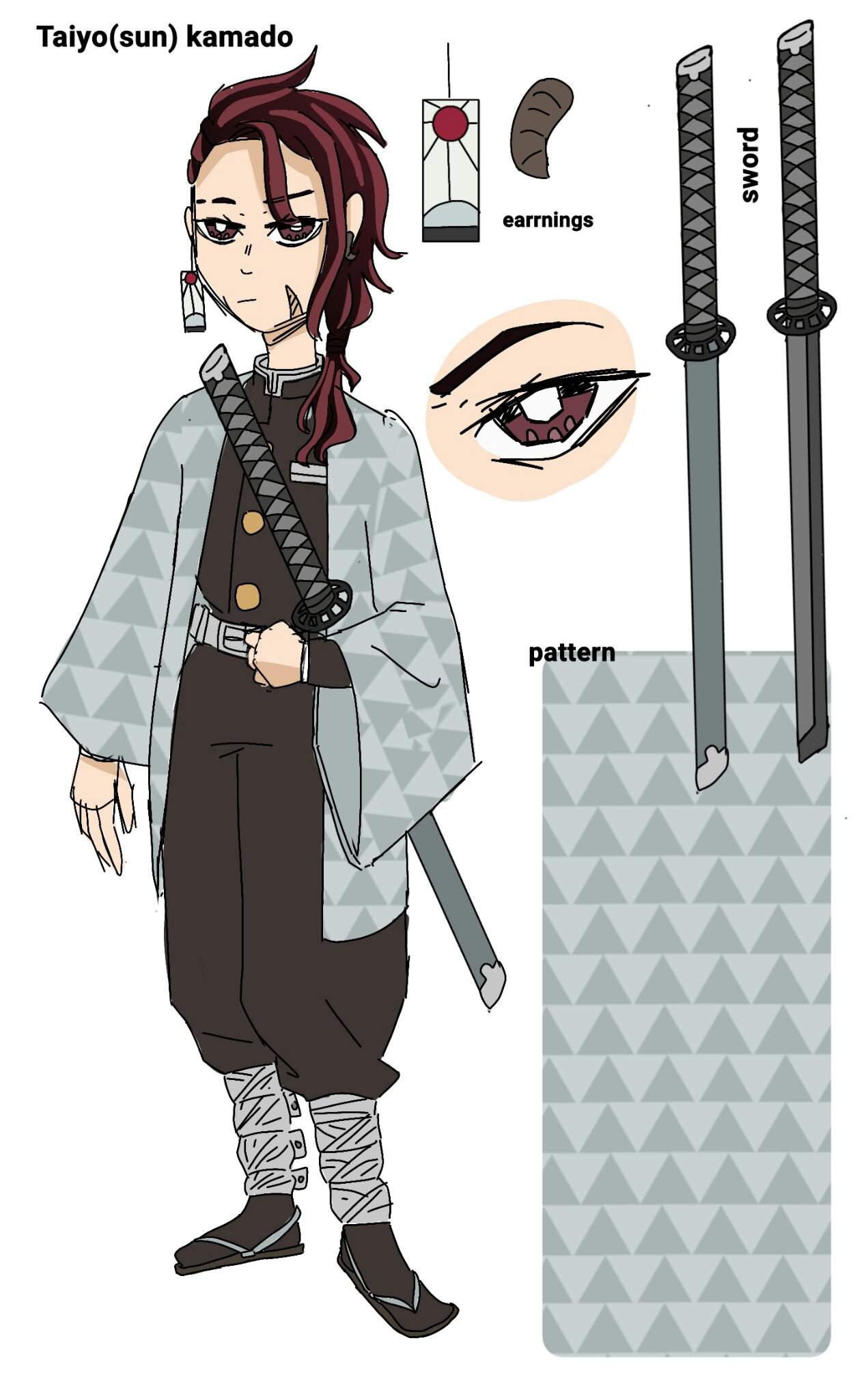 Kny oc:Taiyo kamado | Demon Slayer: Kimetsu No Yaiba Amino