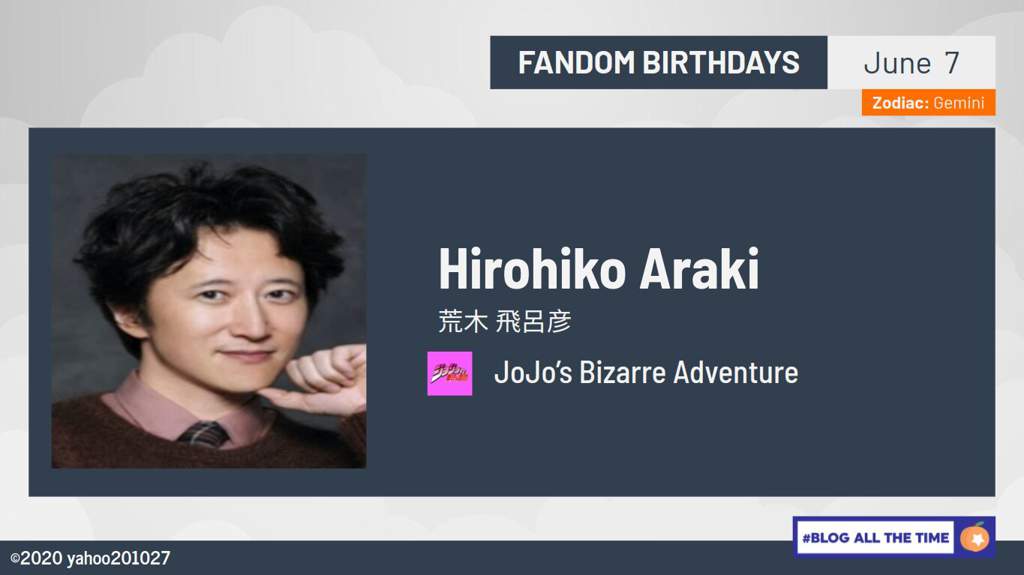 Happy Birthday Hirohiko Araki 2020 Jojo Amino Amino