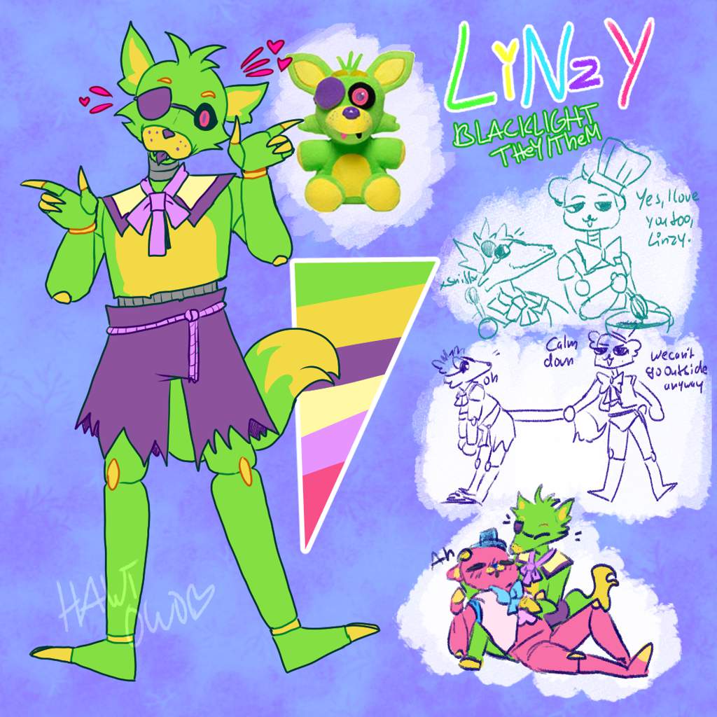 blacklight foxy