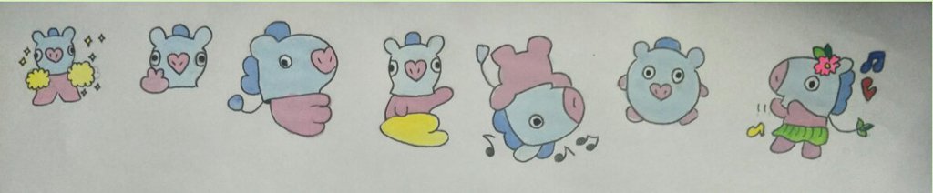 diy bt21 stickersmaking 70 stickers for 7 years with bts
