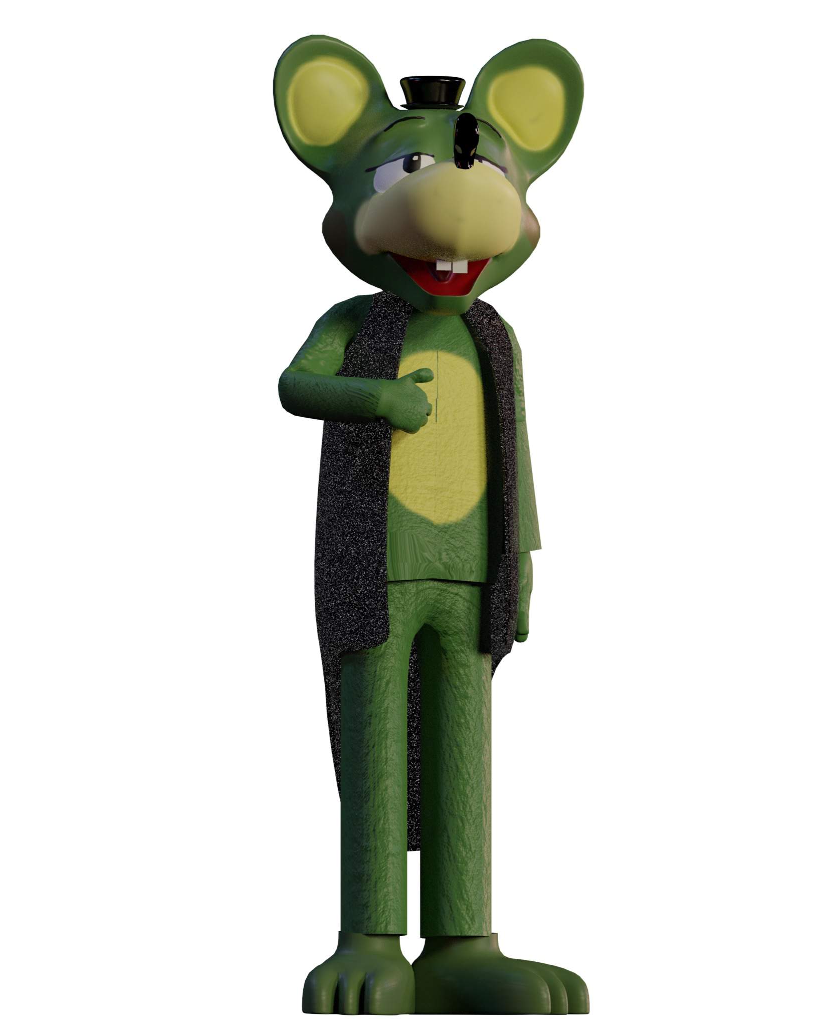 Ricky rat mascot costume | Blender 3D Amino