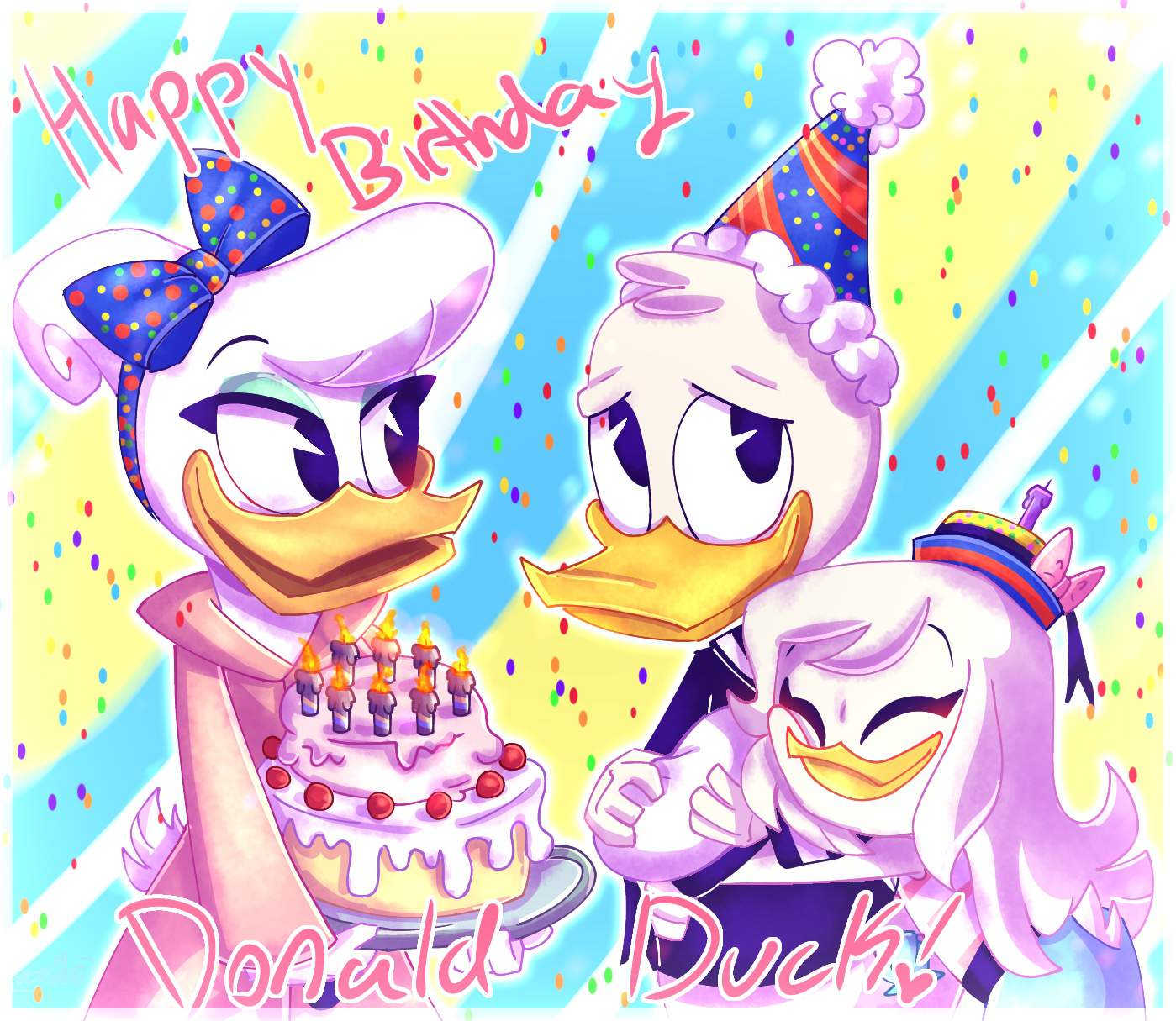 🎂Donald's Birthday + Redesigns galore🎉🎉 | Duck-Tales Amino