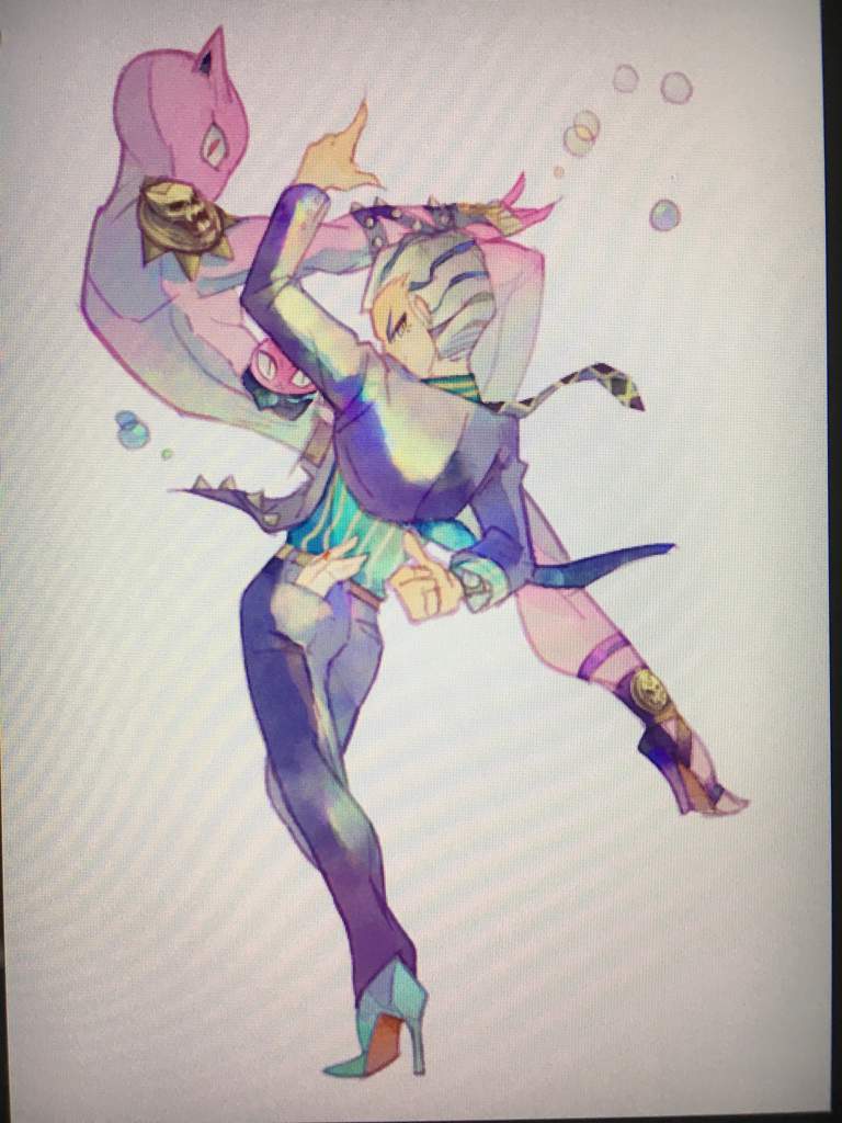 GT & Jojo Poses | Glitchtale Amino