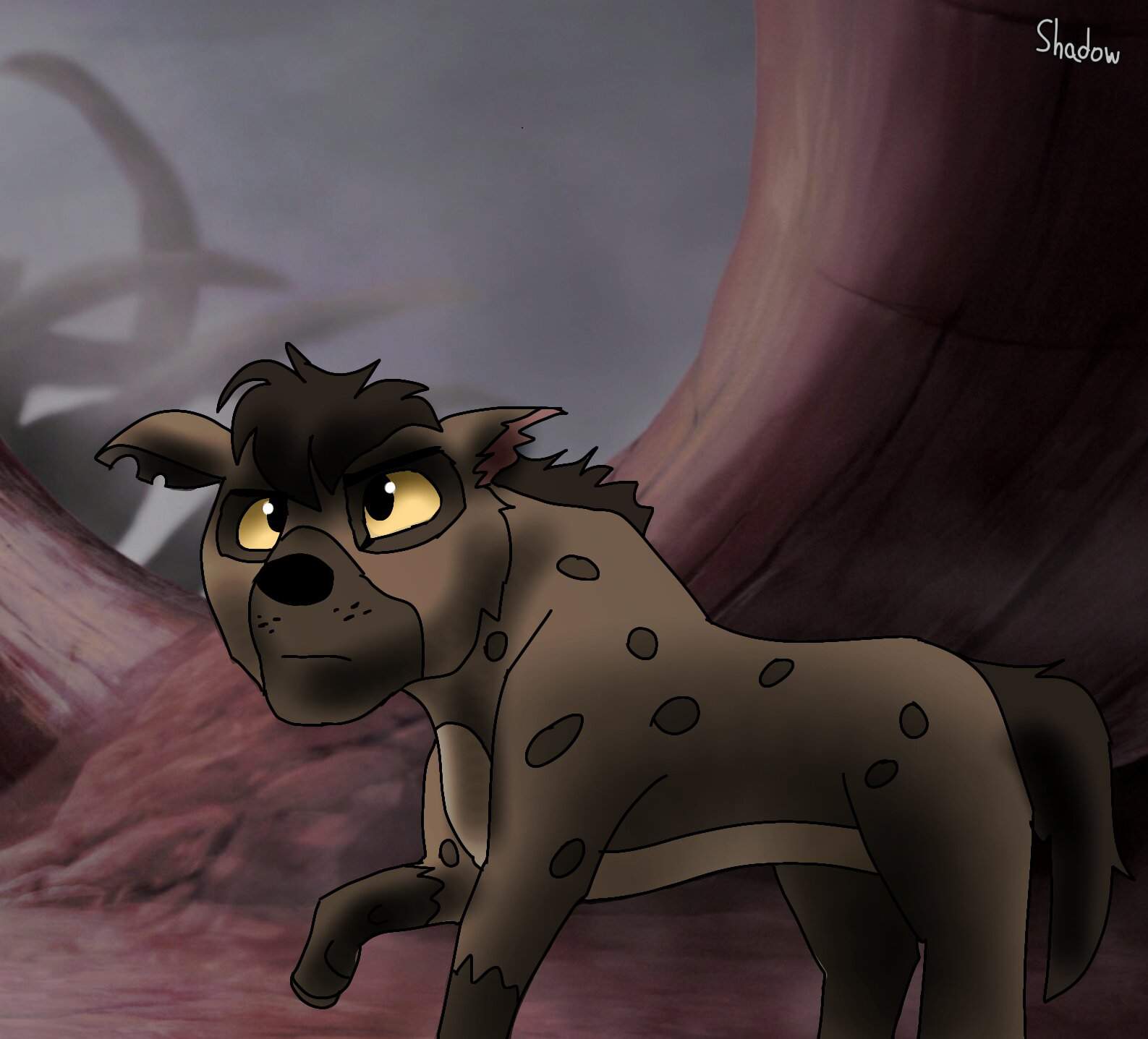 Utho the hyena matriarch- TLG concept rewrite | • Lion King Amino • Amino