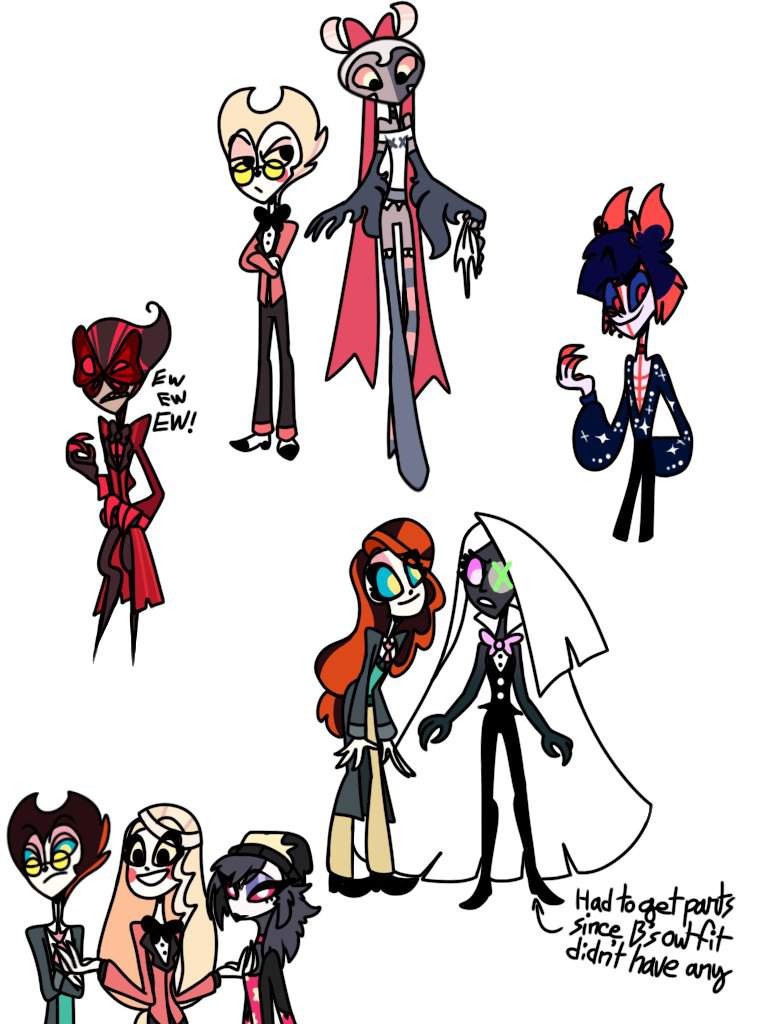 Color & clothes swap | Hazbin Hotel (official) Amino