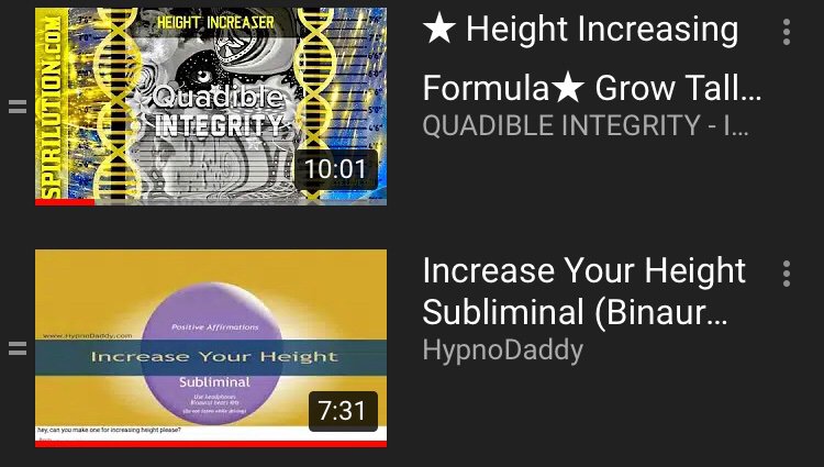 Which Height Sub? | Subliminal Results Amino