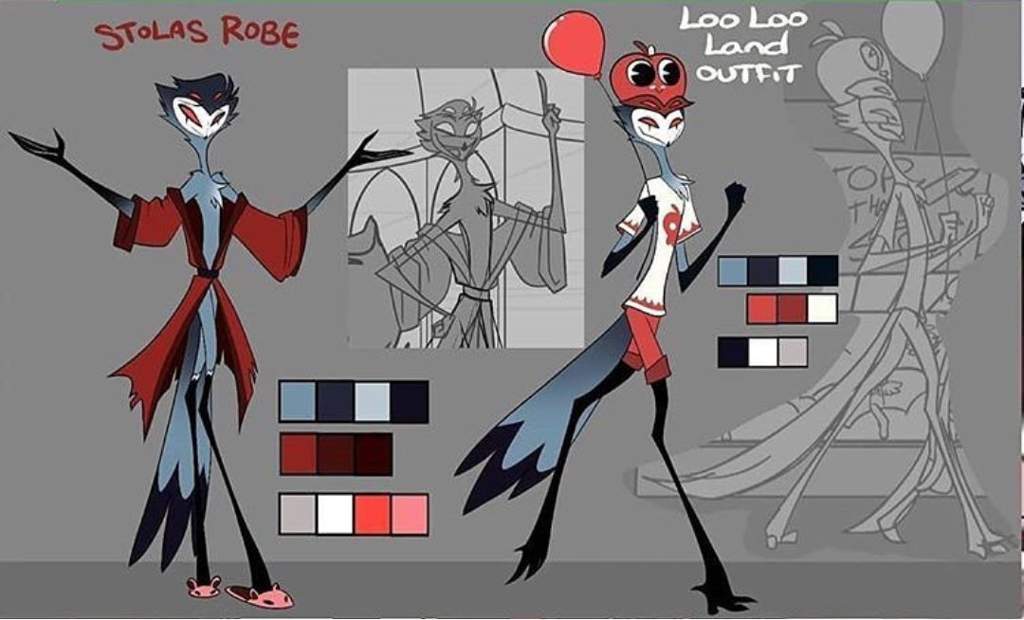 Human version of Stolas in a few of his new outfits | Hazbin Hotel ...