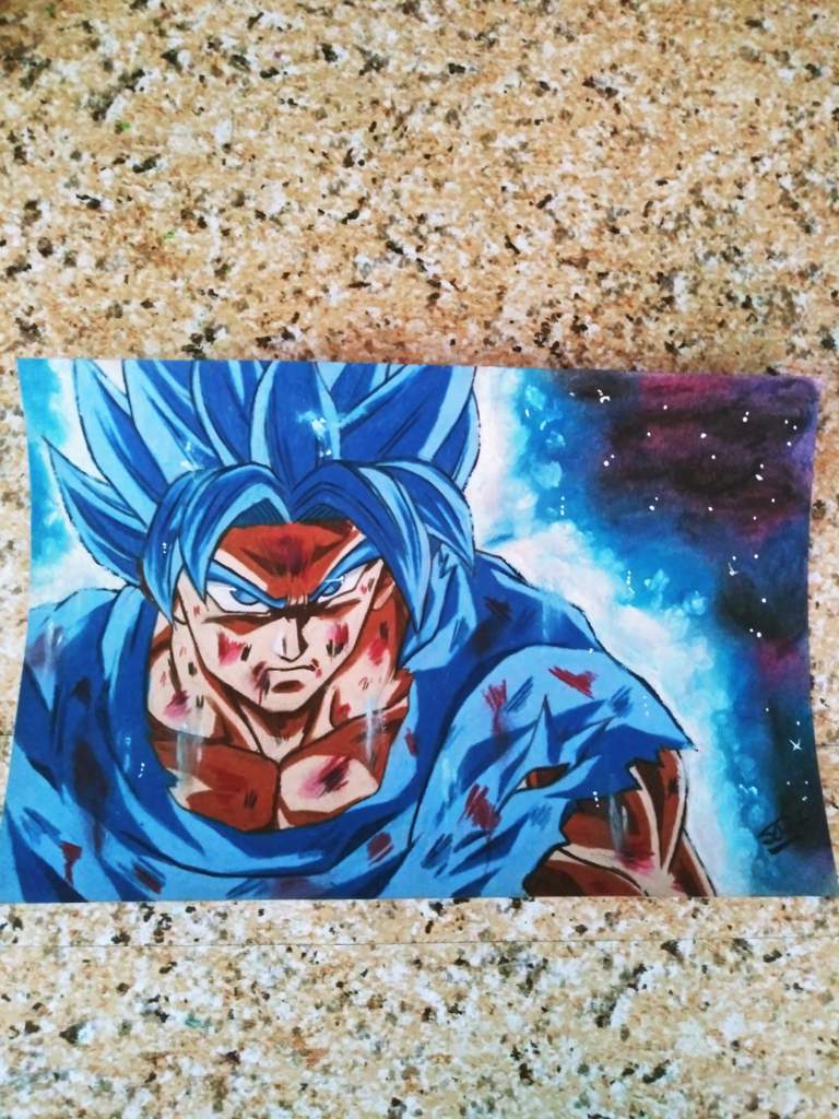 Goku Super Saiyayin Blue Redraw! | Dibujos de Dragon Ball. Amino