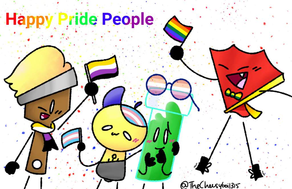 Happy Pride People Inanimate Insanity Amino Amino