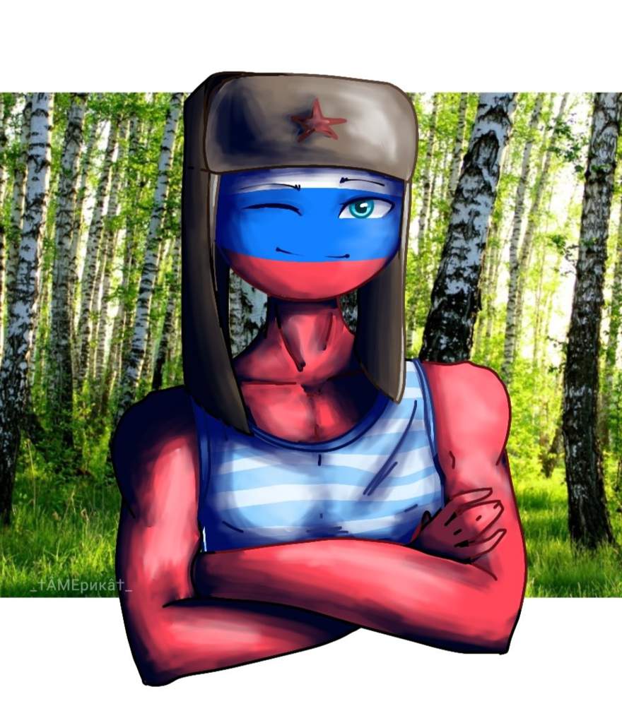 Картинки россии countryhumans