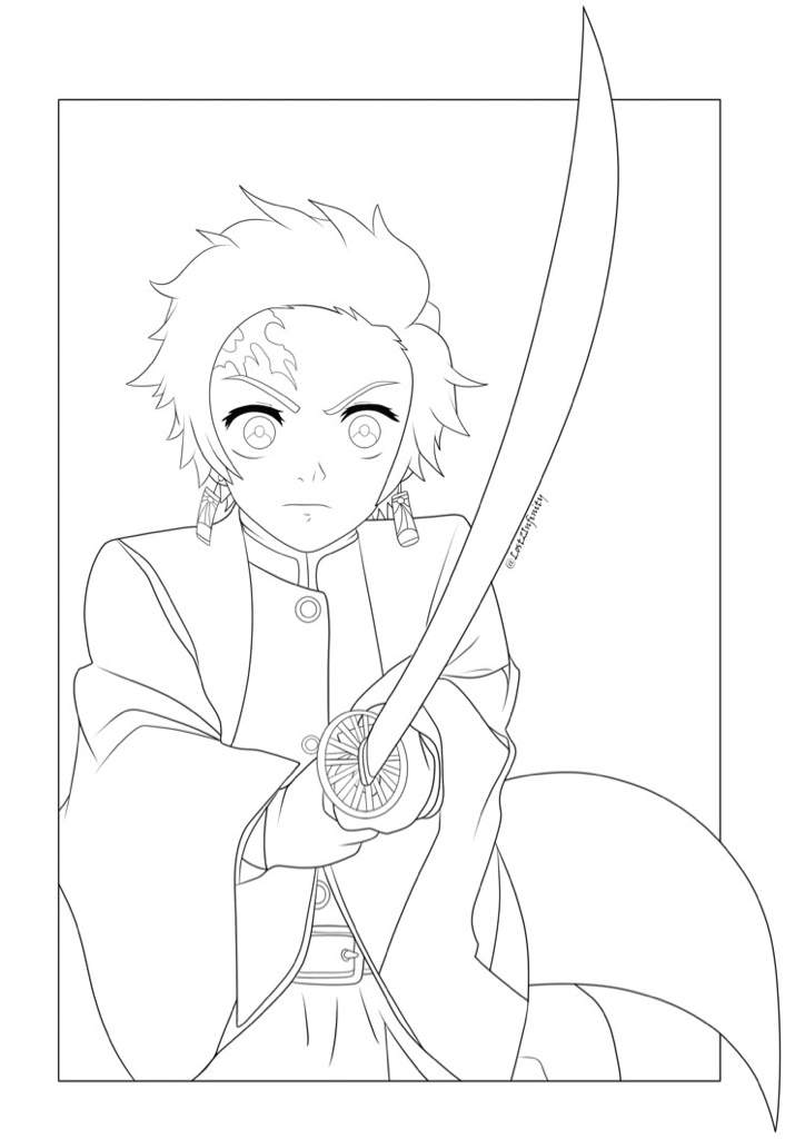 Tanjiro (Demon Slayer) WIP | Anime Art Amino