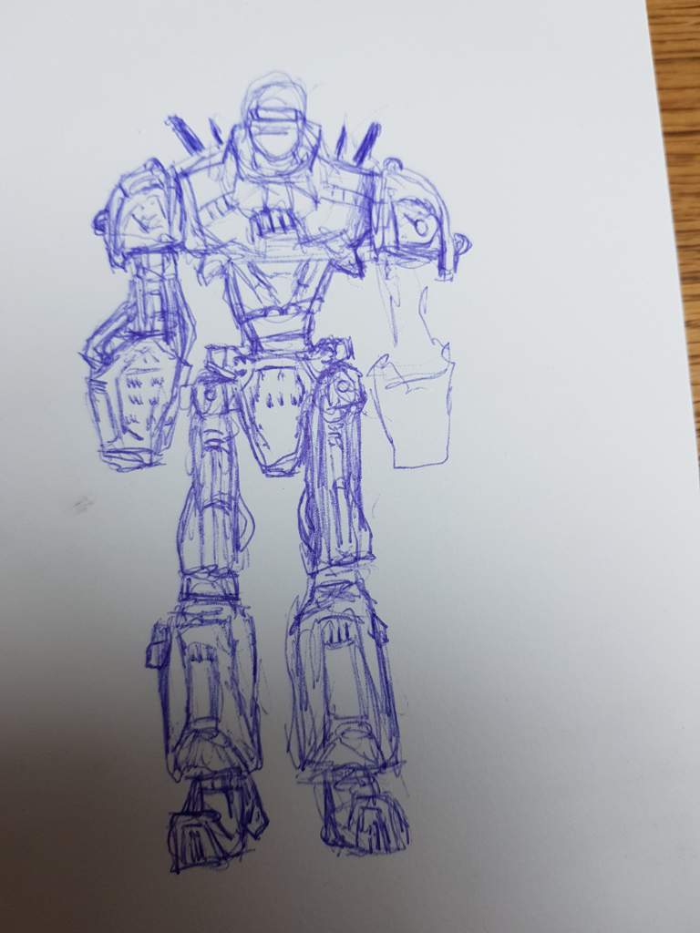 Liberty Prime fo4 drawing | Fallout Amino