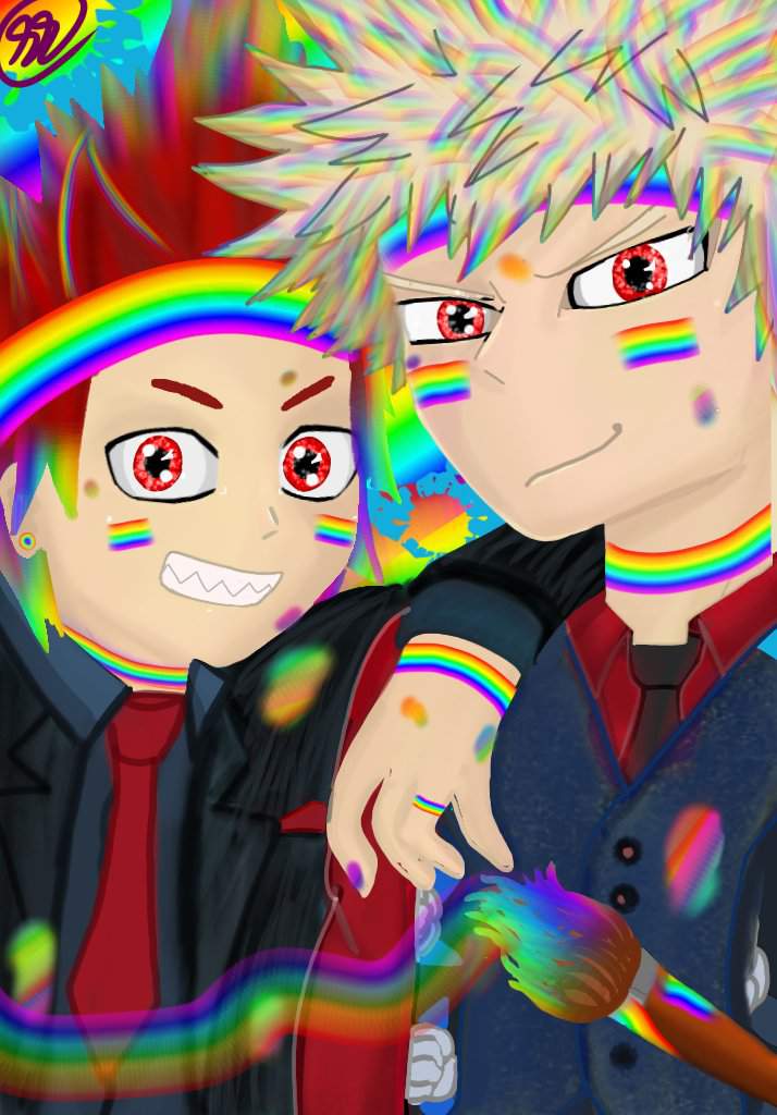 Kiribaku Fan art | My Hero Academia Amino