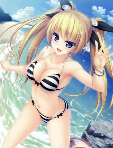 Anime babe bikini