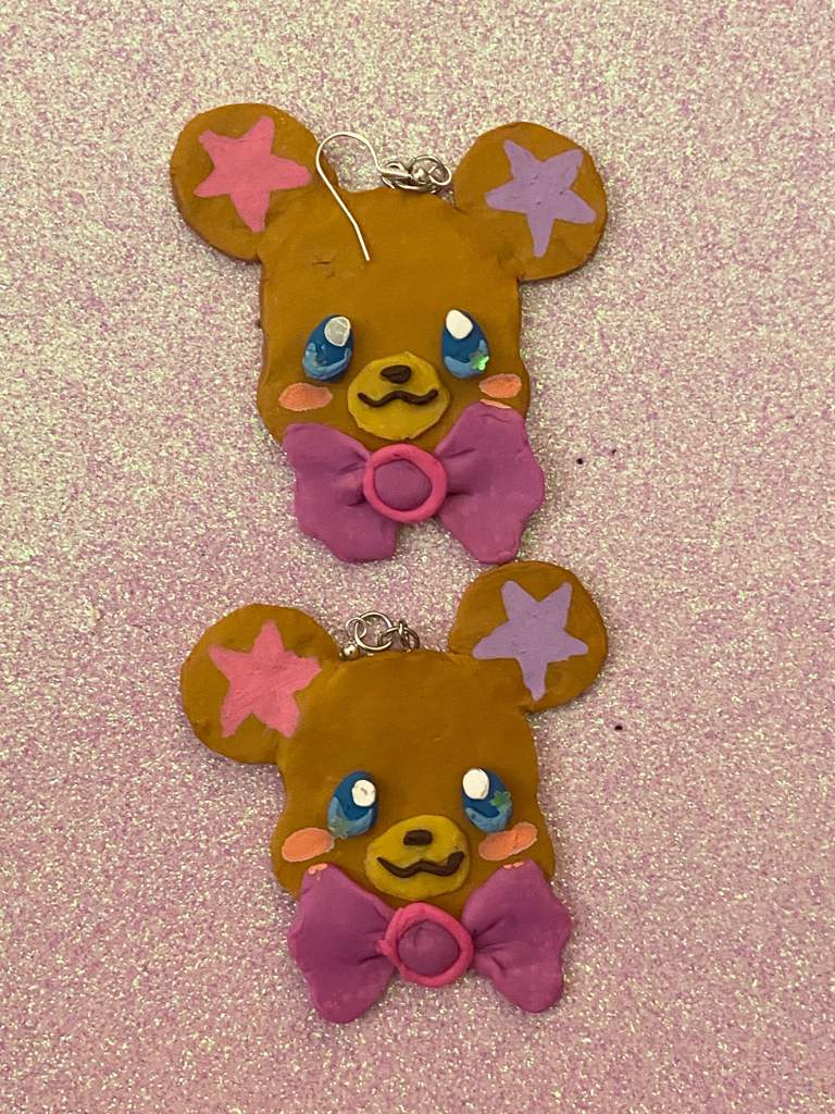 🐻🌟Mofurun earrings🌟🐻 | Precure Amino