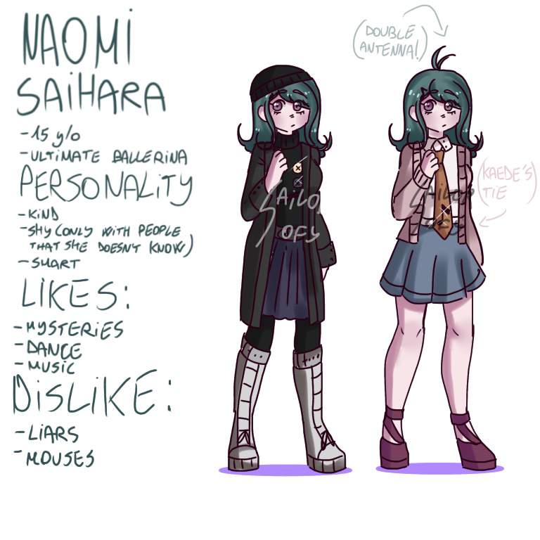 Naomi Saihara (kaede and shuichi fan-child) | Danganronpa Amino