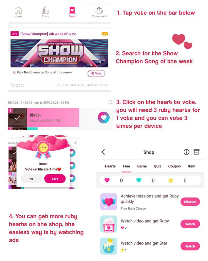 Idol Champ - Show Champion song voting guide (1st week of July) | Stray Amino
