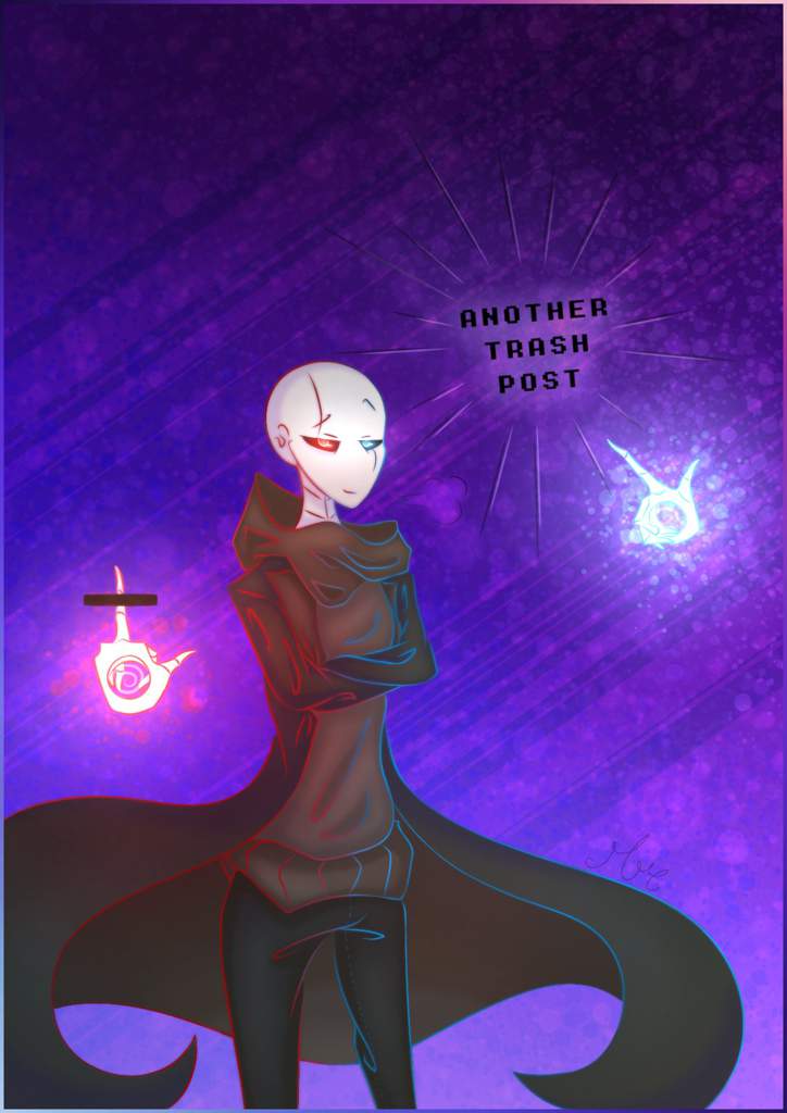 Background Gaster, but as a redraw | Glitchtale Amino