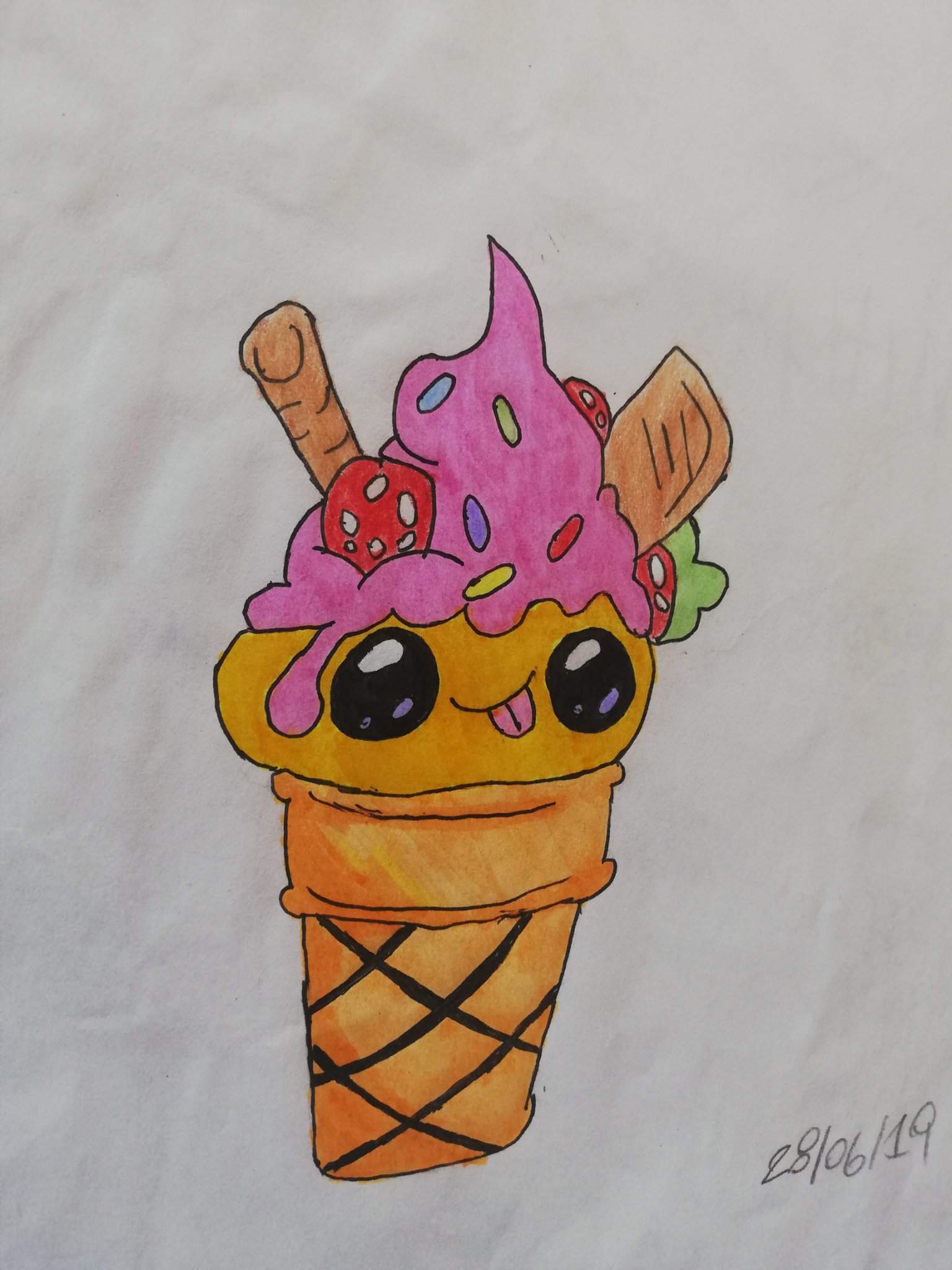 Helado kawaii ^^ | •Dibujos y Animes• Amino