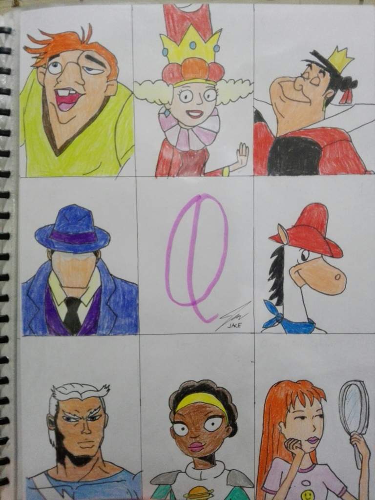 Character Alphabet: Q | Cartoon Amino