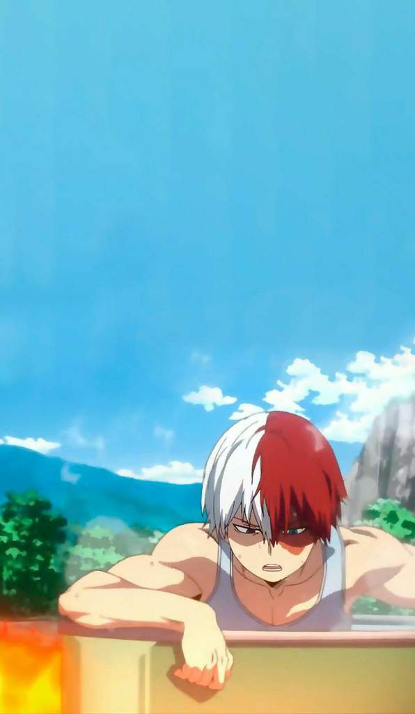 This is my favourite wallpaper with Todoroki~😏 | My Hero Academia Amino