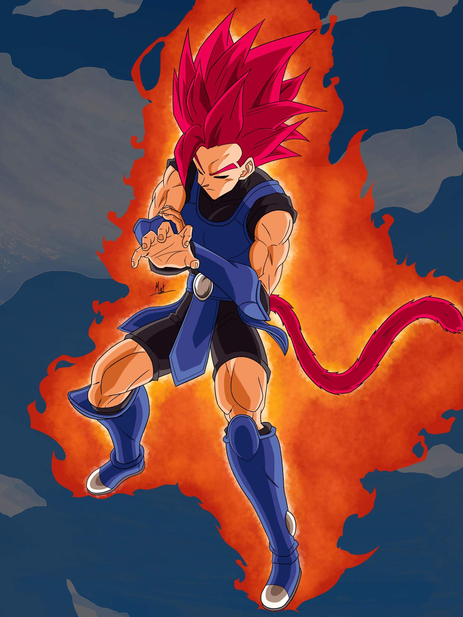 Destined Godhood Achieved ~•~ SSG Shallot ~•~ Digital Art | DragonBallZ ...