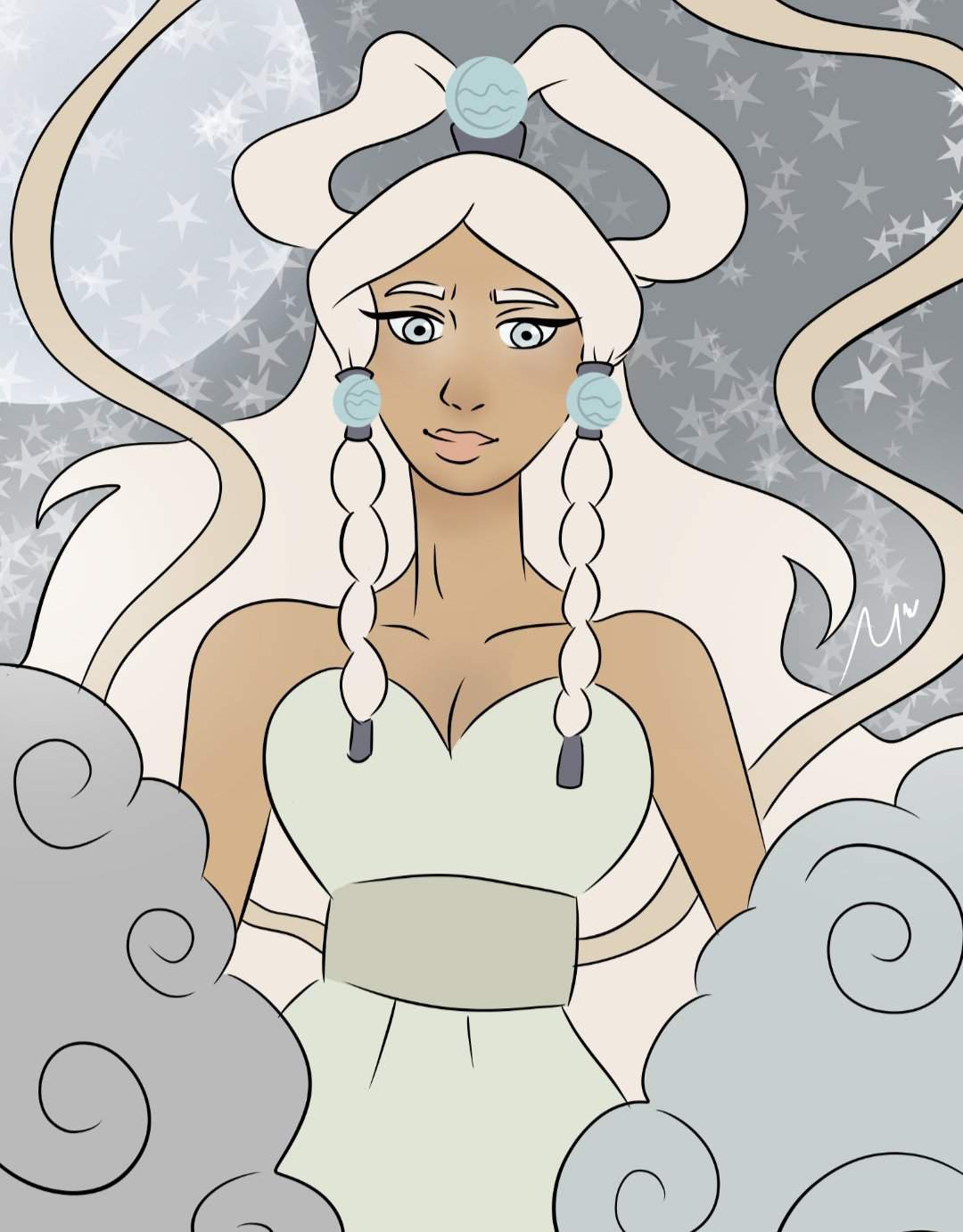 Princess yue redraw 💙💙 | Avatar Amino