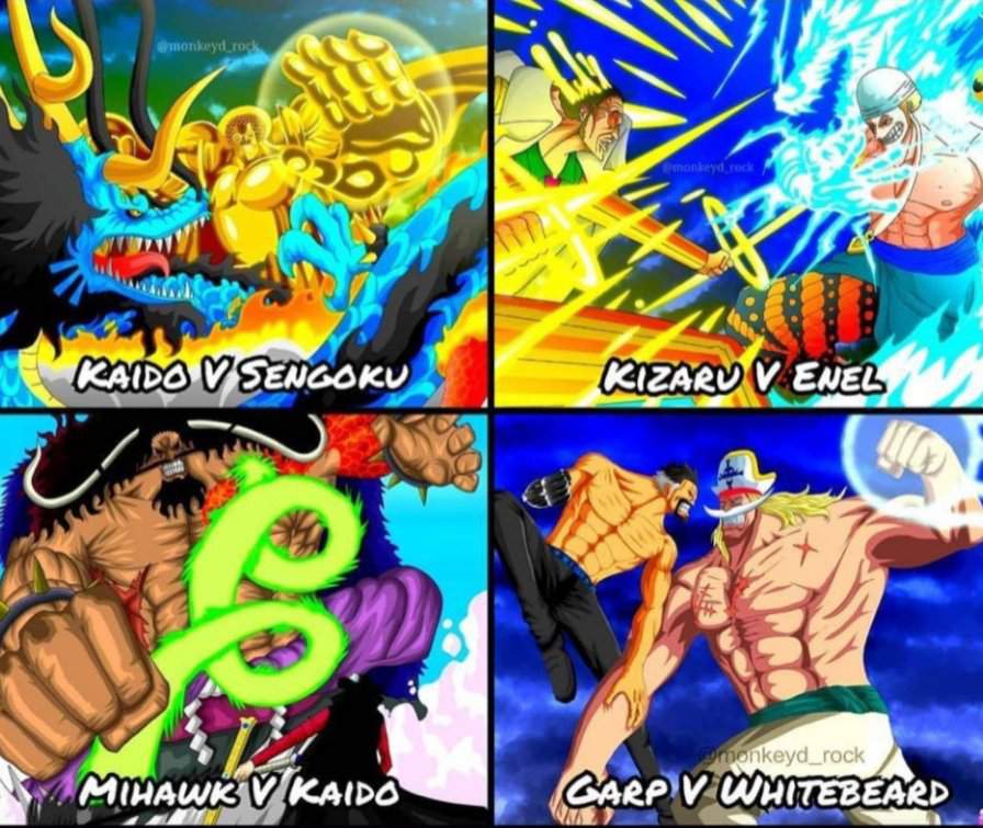 Which Fight Would You Rather See | One Piece Amino