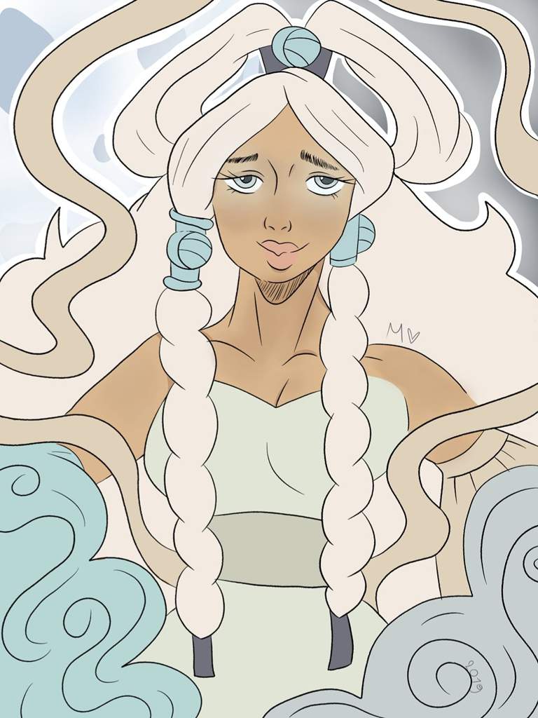 Princess yue redraw 💙💙 | Avatar Amino