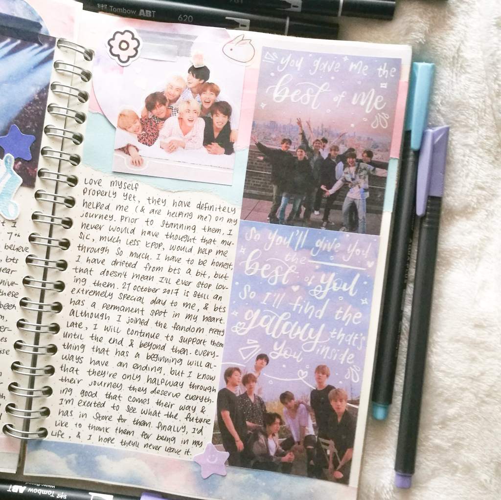 -ˏˋ journal spread : bts 7th anniversary ˊˎ- | ARMY's Amino