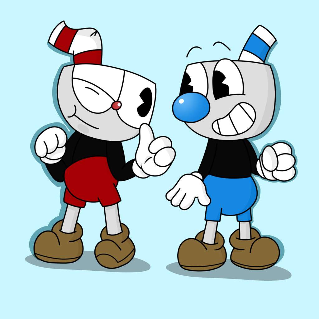 Cuphead and Mugman! | 🥛 ️Cuphead💙🥛 Amino