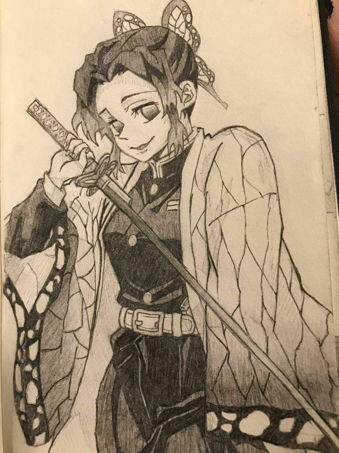 Fanart de Shinobu Kochou | 🏮Kimetsu-No-Yaiba🏮 Amino