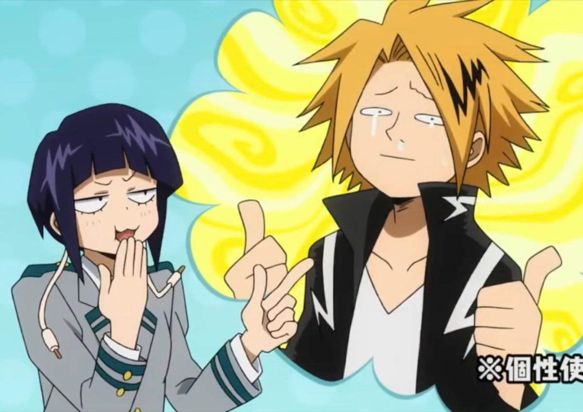 jirou and denki hair swap | My Hero Academia Amino