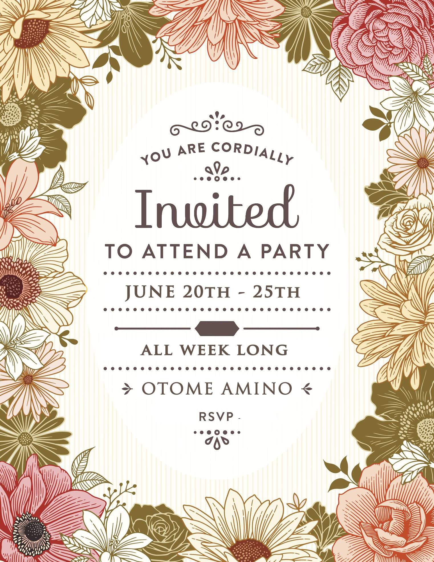 OA Birthday Invitation: 4th year Anniversary + a little wish | Otome Amino