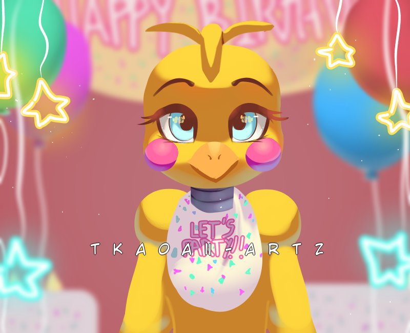 Toy Chica Fan art | Five Nights At Freddy's Amino