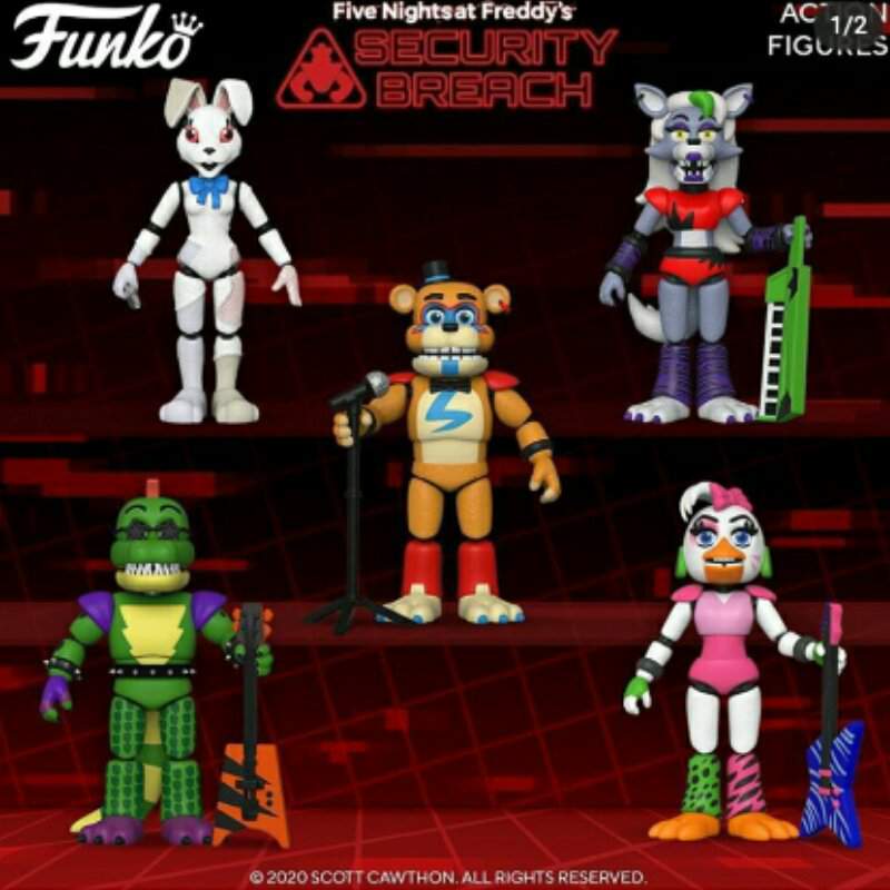 new fnaf security breach toys