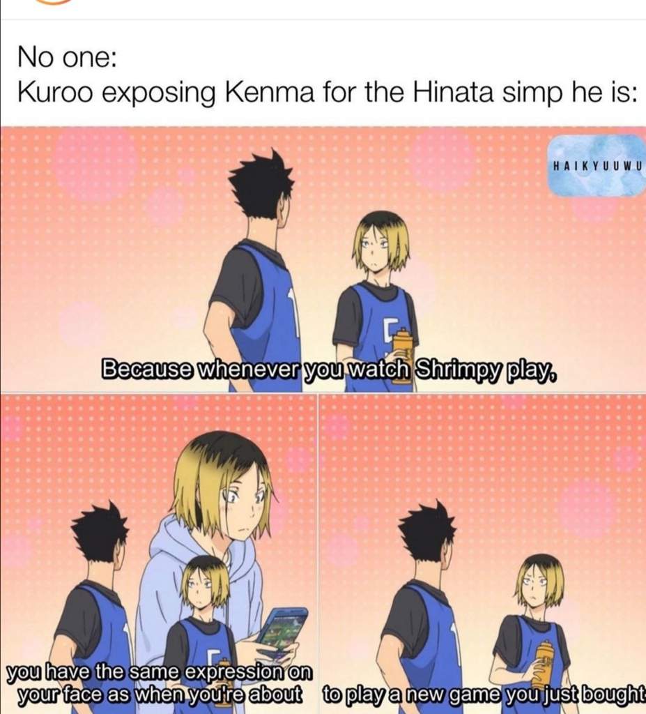 Kuroo exposing kenma for the hinata simp he is : 🤣🤣👌 | Haikyuu!! Amino