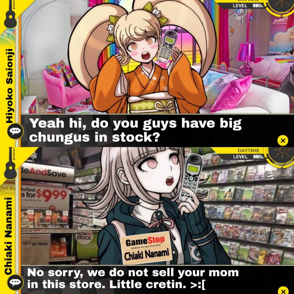 Chiaki Works At Gamestop Anime Amino