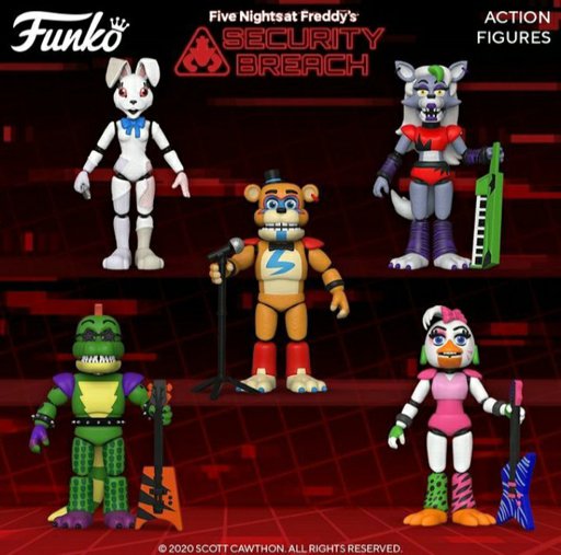 funko fnaf security breach characters