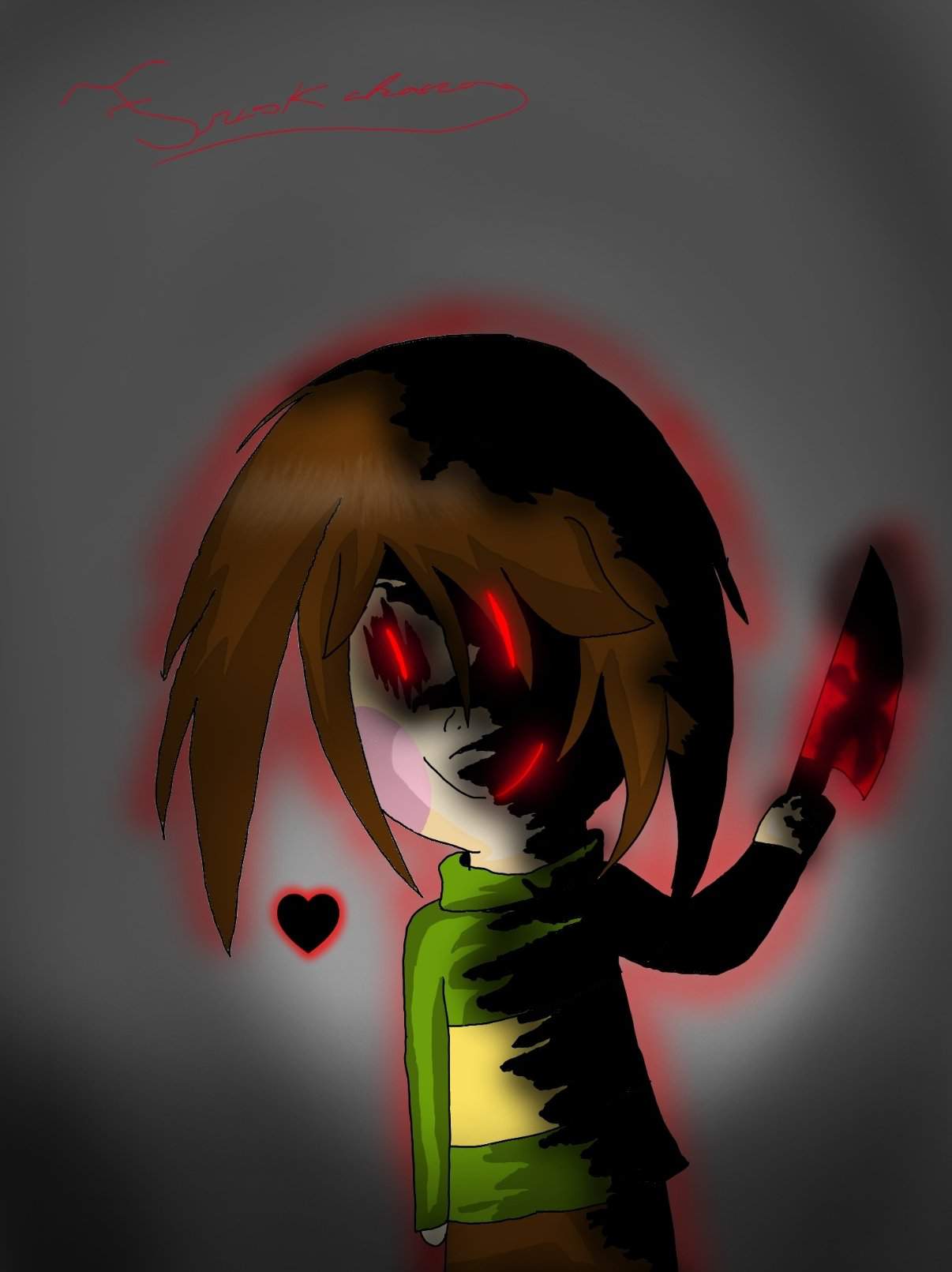 Chara hate glitchtale | Undertale - Français [UT-FR] Amino