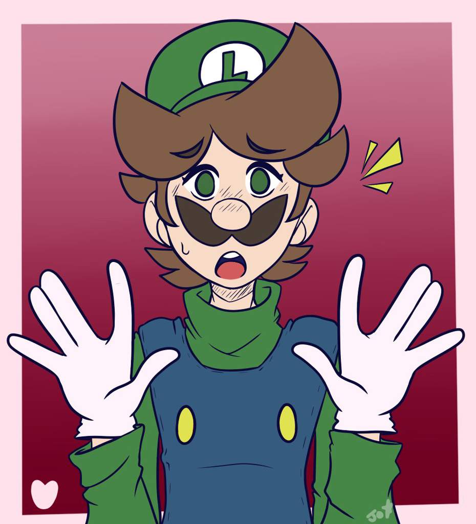 Luigi with green eyes 😌💅 | Mario Amino